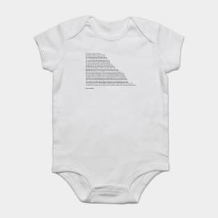 Jack London Quotes Baby Bodysuit